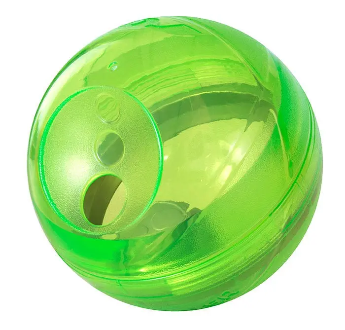 Rogz Tumbler Treat Dispenser Dog Toy Lime 3 Rogz Tumbler Treat Dispenser Dog Toy Lime