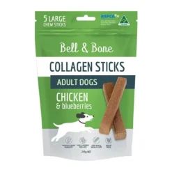 Bell & Bone Collagen Stick Chicken Dog Treat 5Pk