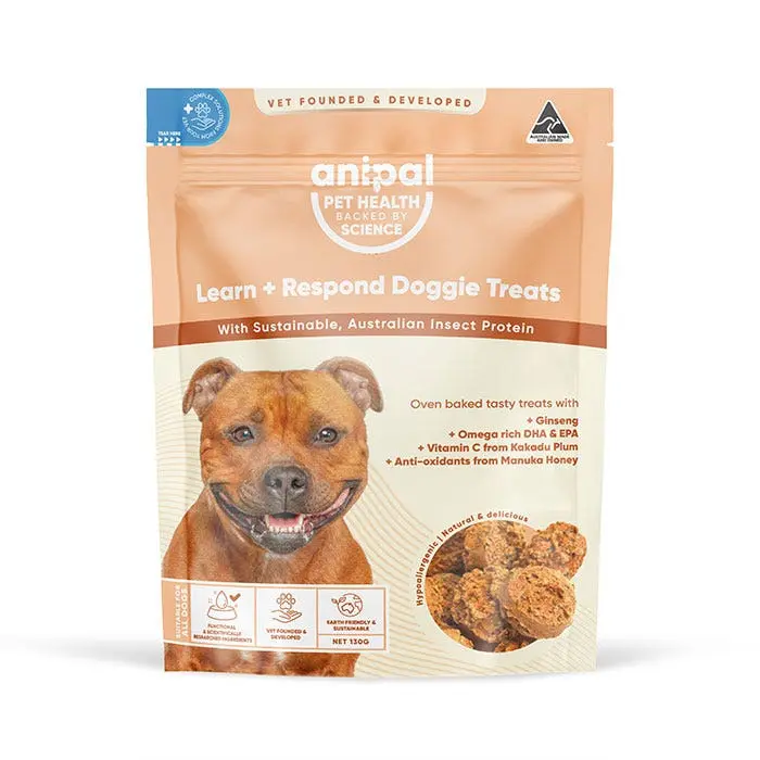 Anipal Learn + Respond Dog Treat 130g 3 Anipal Learn + Respond Dog Treat 130g
