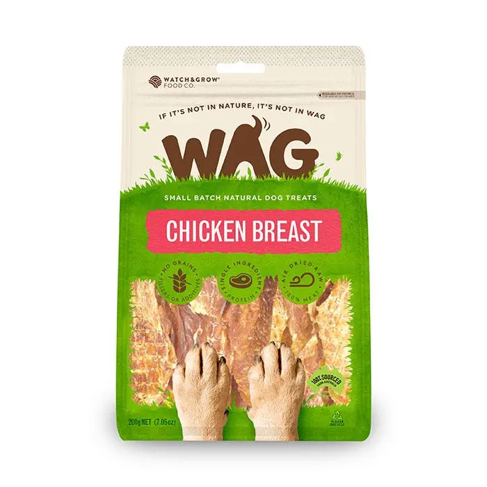 WAG Chicken Breast Dog Treat 750g 3 WAG Chicken Breast Dog Treat 750g