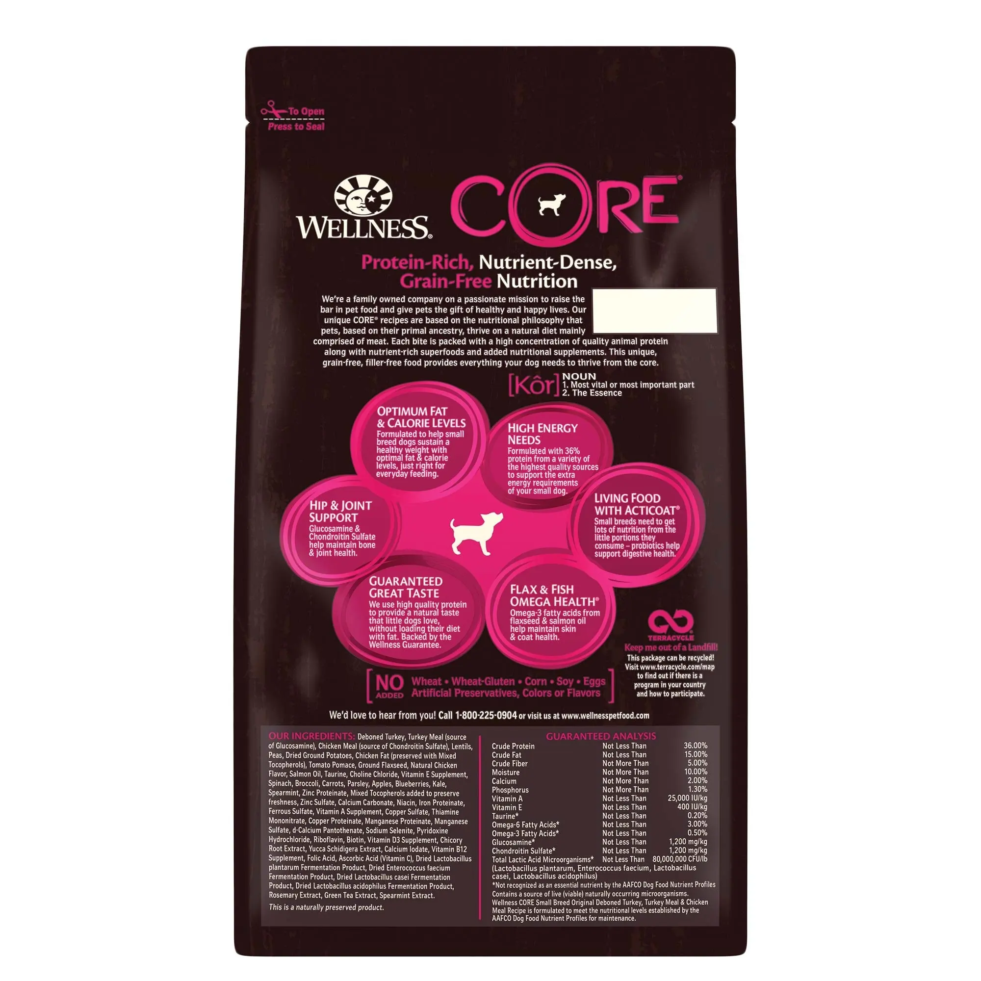 Wellness Core Small Breed Dog Food - Image 3
