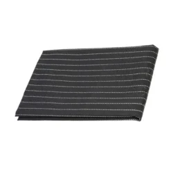 All Day Pinstripe Dog Bed Cover Black