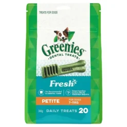 Greenies Fresh 340g Petite Dog Dental Treat -Dog food Sales Shop 22063 130744 greenies fresh petite small dog dental treat 20 pack 340g 1 1 1