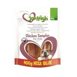 Vitapet Jerhigh Chicken Sampler Dog Treat 400g