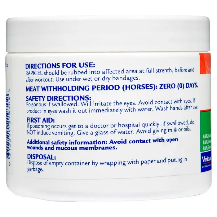 Virbac Rapigel Muscle And Joint Gel 250g 4 Virbac Rapigel Muscle And Joint Gel 250g - Image 2