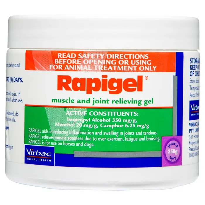 Virbac Rapigel Muscle And Joint Gel 250g 3 Virbac Rapigel Muscle And Joint Gel 250g