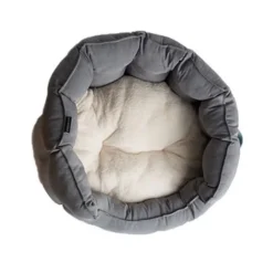 La Doggie Vita High Side Shell Dog Basket Grey Medium 6 La Doggie Vita High Side Shell Dog Basket Grey Medium -Dog food Sales Shop 27205 135549 1 n la doggie vita high side shell dog basket grey medium 2 1 1