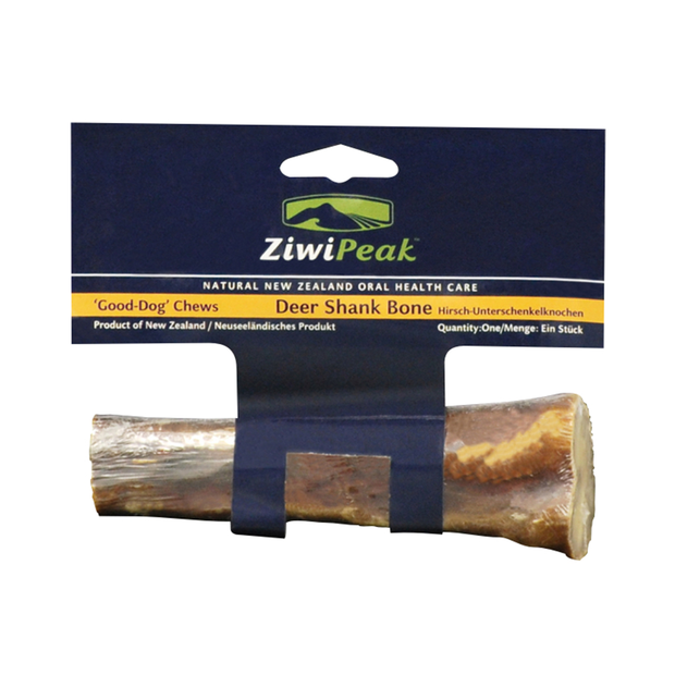 Ziwi Peak Venison Shank Half Dog Treat 1PK 3 Ziwi Peak Venison Shank Half Dog Treat 1PK