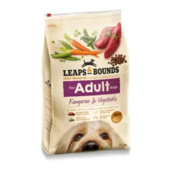 Leaps & Bounds Kangaroo & Vegetable Adult Dog Food -Dog food Sales Shop 30122 pbaac0032 lb adult kang veg 15kg side 1