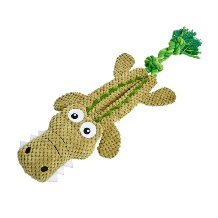 Mix Or Match 30 Rope Tail Gator Dog Toy Green 51cm 3 Mix Or Match 30 Rope Tail Gator Dog Toy Green 51cm