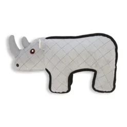 Mix Or Match 30 Tough Rhino Dog Toy Grey 30cm
