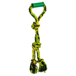 All Day Rope Handle 3Knot Dog Toy Assorted 56cm