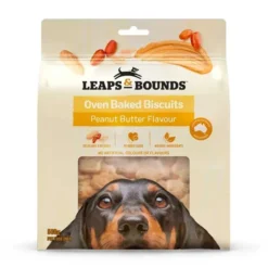 Leaps & Bounds Peanut Butter Baked Dog Treat 500g