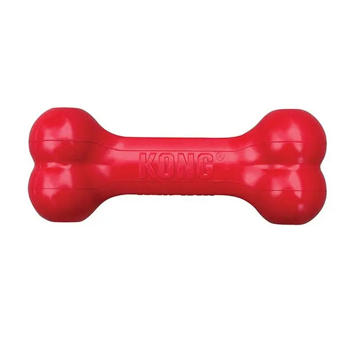 KONG Goodie Bone Dog Toy Red 3 KONG Goodie Bone Dog Toy Red