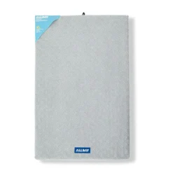 All Day Memory Ortho Rectangle Dog Mat Grey