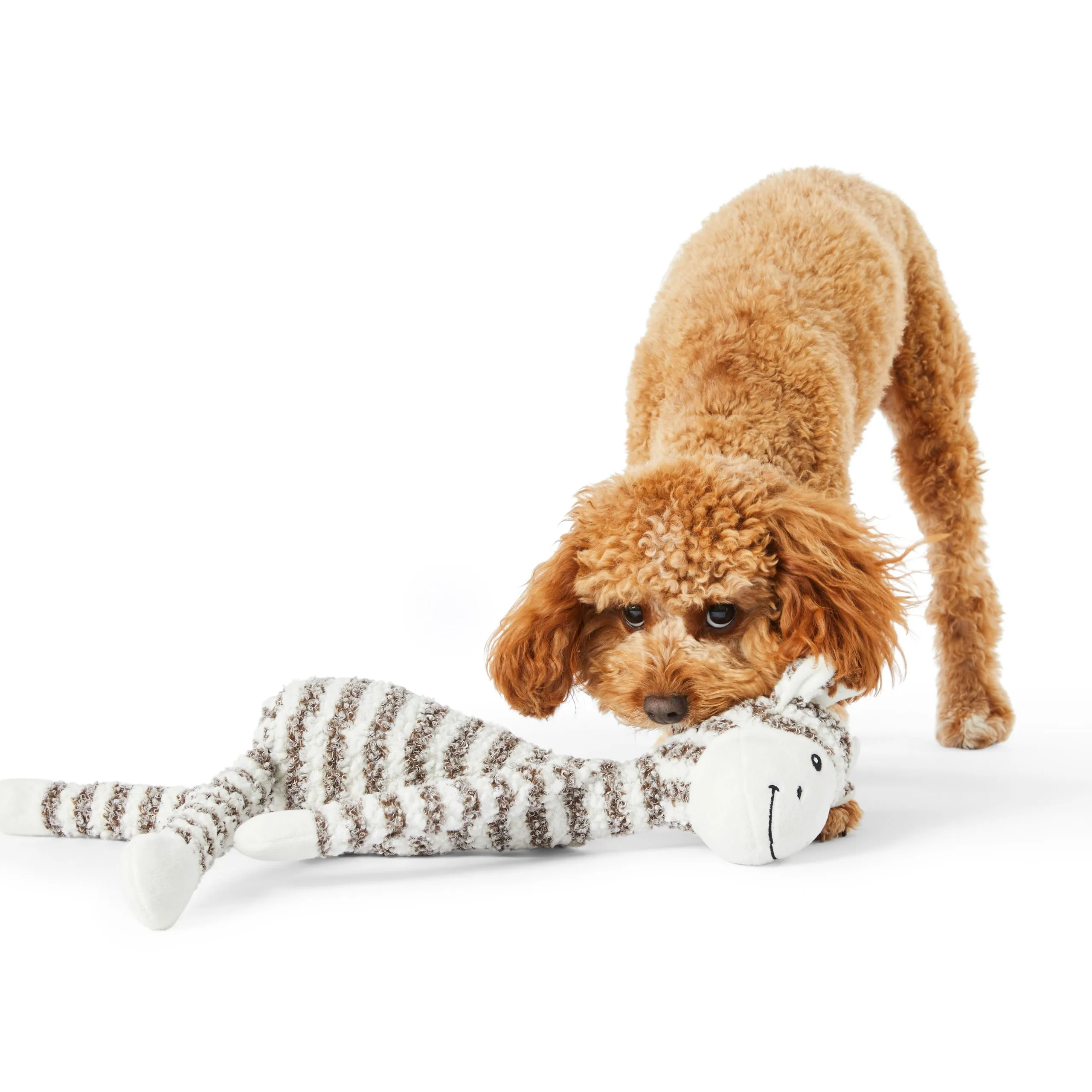 Mix Or Match 30 Striped Long Deer Dog Toy Black White 7 Mix Or Match 30 Striped Long Deer Dog Toy Black White - Image 5