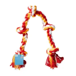 All Day Rope 5 Knot Dog Toy Assorted 83cm -Dog food Sales Shop Dog 3219391 All Day Rope 5 Knot Dog Toy Assorted 83cm 1 004