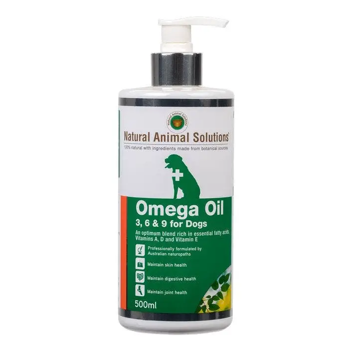 Natural Animal Solutions Omega 3, 6 & 9 Dog Oil 3 Natural Animal Solutions Omega 3, 6 & 9 Dog Oil