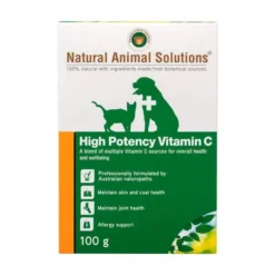 Natural Animal Solutions High Potency Vitamin C Dog Powder 100g 8 Natural Animal Solutions High Potency Vitamin C Dog Powder 100g -Dog food Sales Shop ILC 144116 NASS3002 High Potency Vitamin C 100g 4 Bottle 1 3